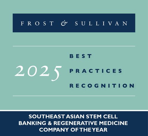 MEDEZE Wins Frost & Sullivan 2025 Southeast Asia Company of the Year in Stem Cell Banking